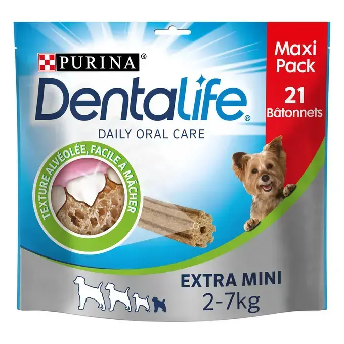 Dentalife extra mini 21 bâtonnets (207 g) - Purina Dentalife