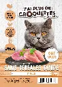 Chat Adulte - Dinde et Poulet (1.5 kg) - J'ai plus de croquettes