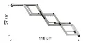Escalier repliable "Petwalk"