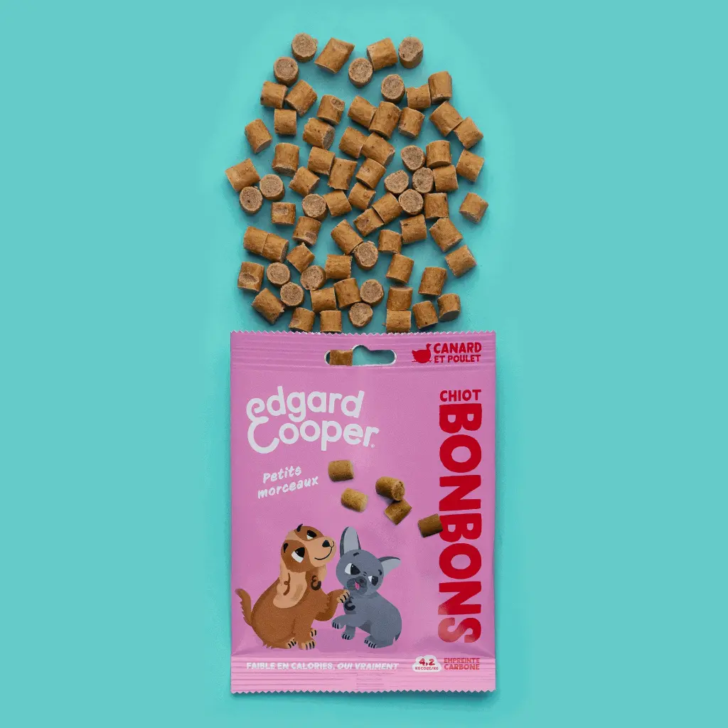 Friandises Chiot Bonbons Canard Petits morceaux (120 g) - Edgard & Cooper