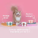 Tapis de Gamelle Cool Cat Club - Rose (S)  - Ziggy