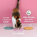 Tapis de léchage LickMat Fleur rose  - Ziggy