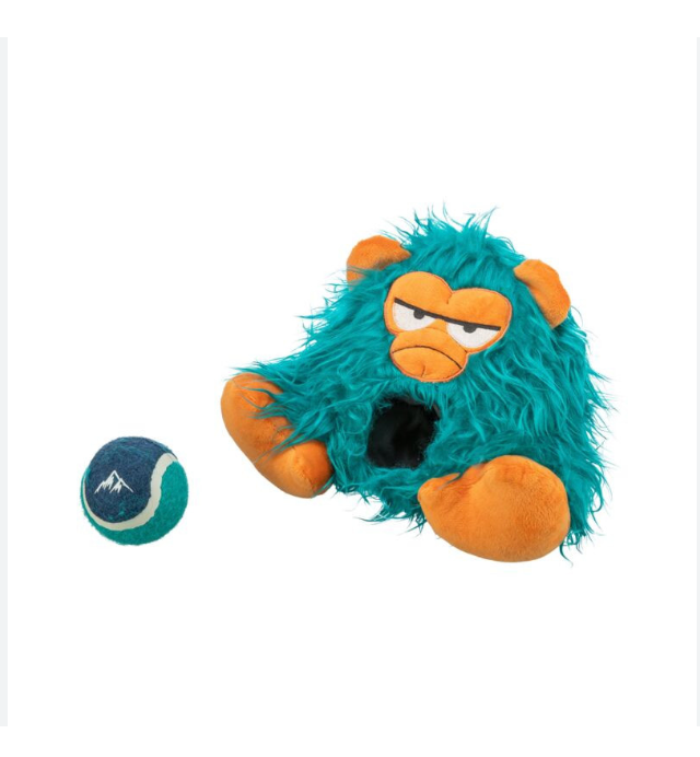 Peluche Monstre avec balle de tennis