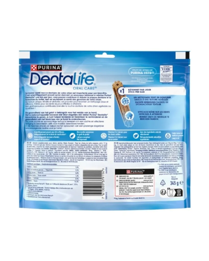 Dentalife medium 15 bâtonnets (345 g) - Purina Dentalife