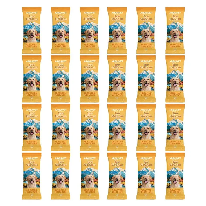 Glace au poulet rôti pour chien (50 g) - Arquivet