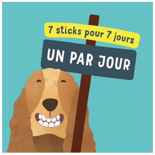 Mâch'sticks menthe & fraise chien 10 à 25 kg (160 g) - Edgard & Cooper