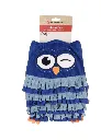 Tapis à renifler plinkie hibou bleu