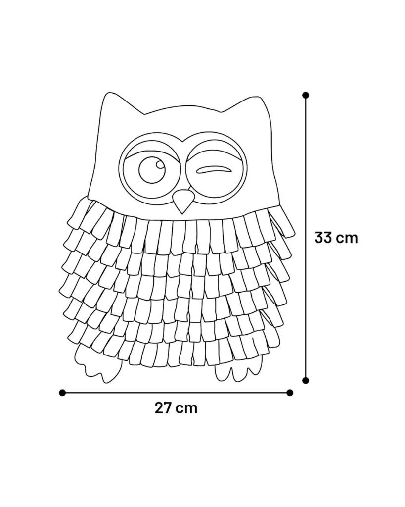 Tapis à renifler plinkie hibou bleu