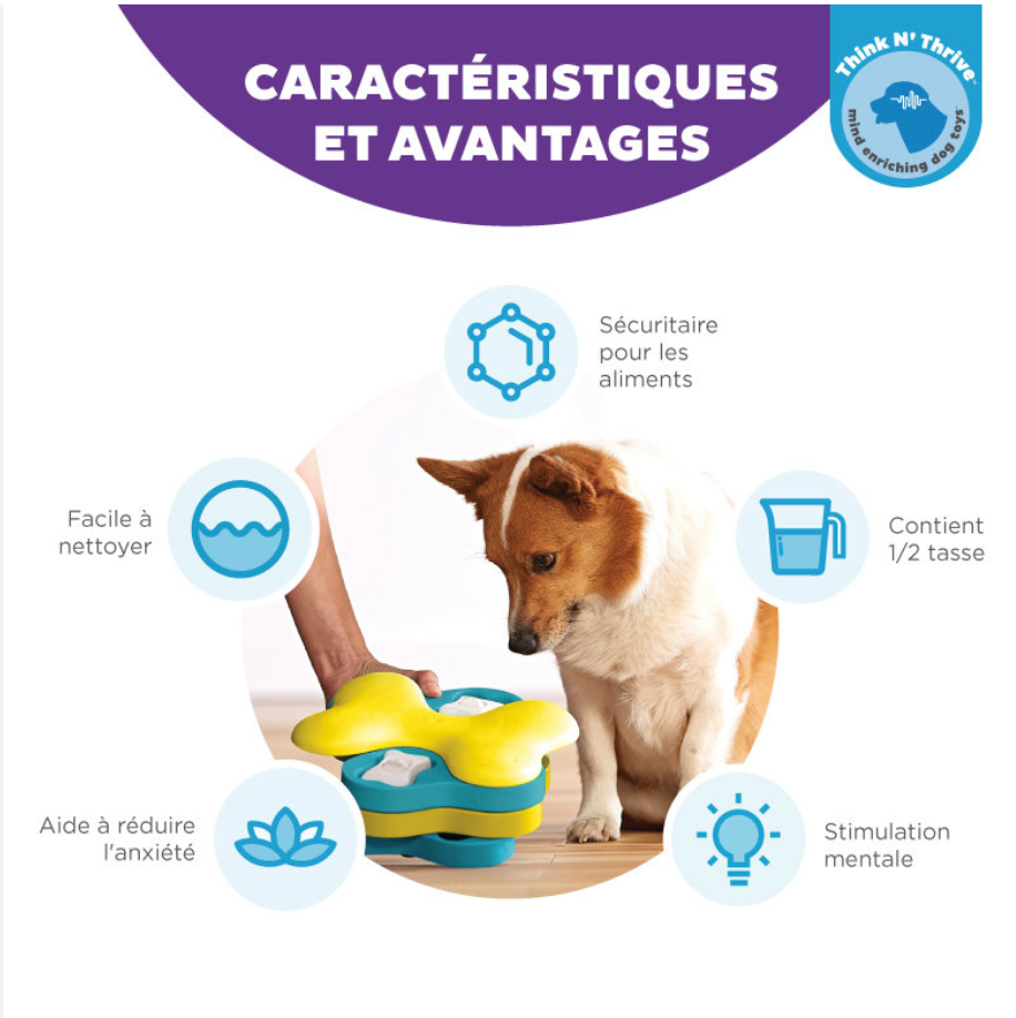 Jouet pour chien dog tornado blu