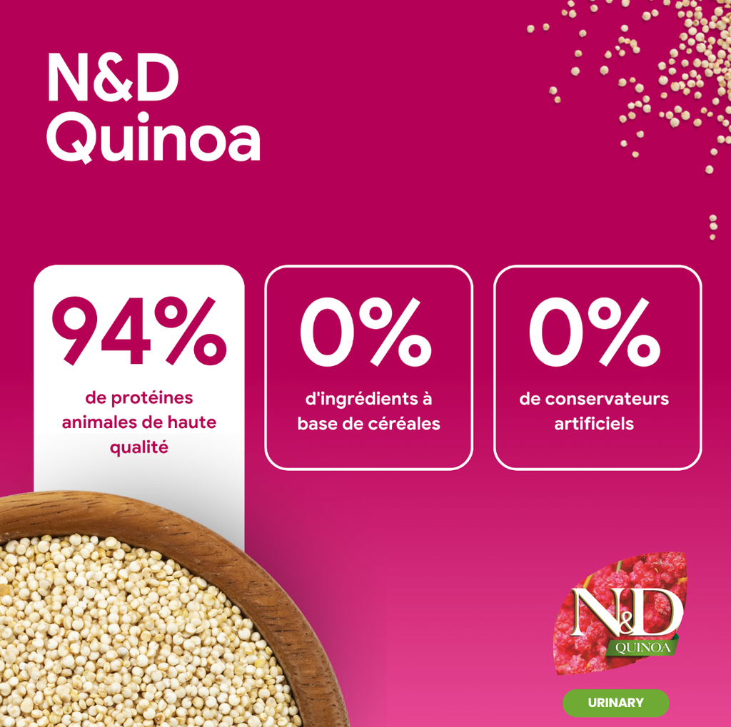 Quinoa chat Urinary Duck (Urinary Canard) (5 kg) - Farmina
