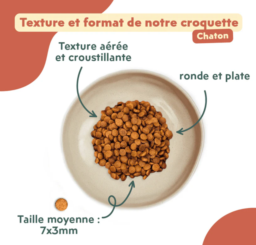 Croquettes Chaton - Poulet (1 kg) - Ziggy