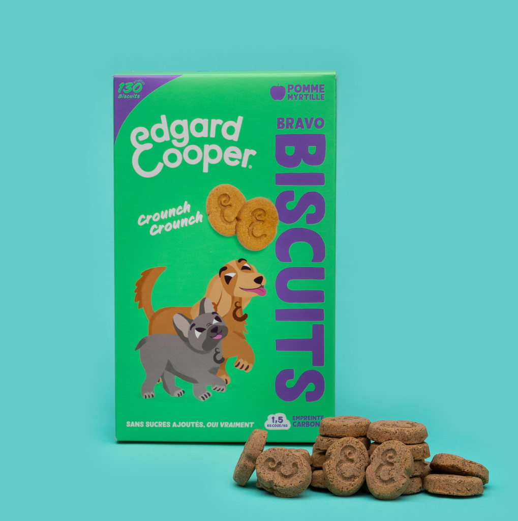 Biscuits Pomme/Myrtille (400 g) - Edgard & Cooper
