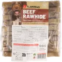 *Lot de 20 x 8 cm" Os à mâcher 100% peau de Buffle (500 g) - Flamingo