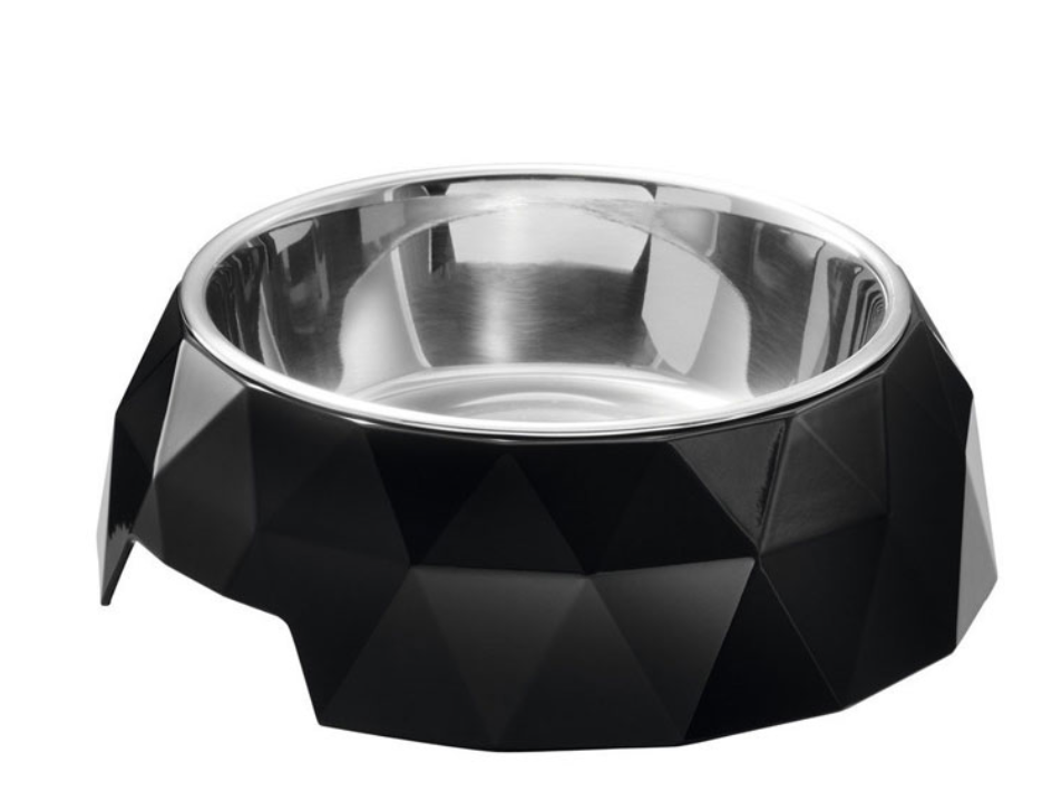 [10040_17896] Gamelle Mélamine Kimberley - Noir (Taille 2) - Hunter