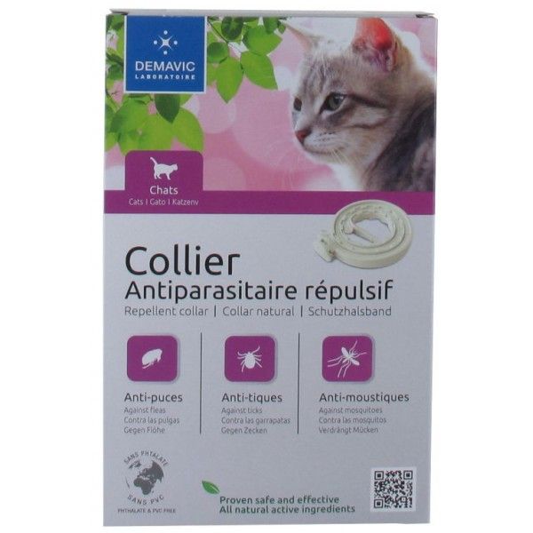 [10052] Collier insectifuge chat/chaton - Demavic