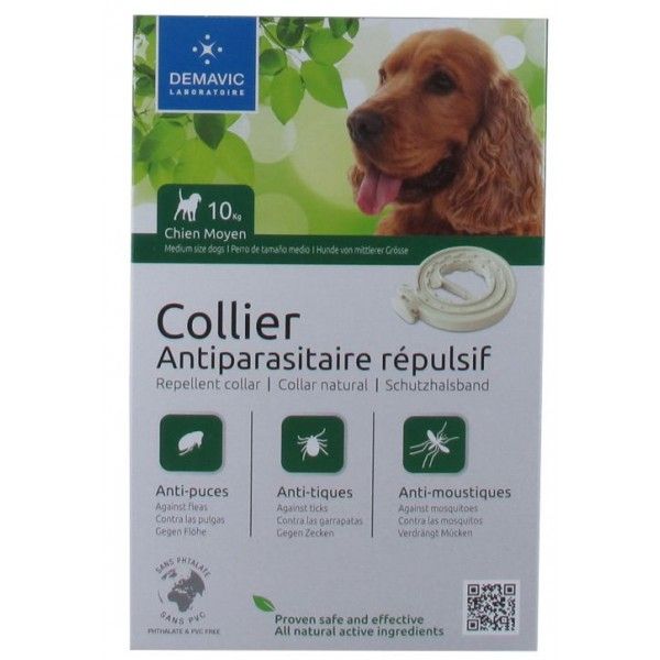 Collier insectifuge chien moyen - Demavic