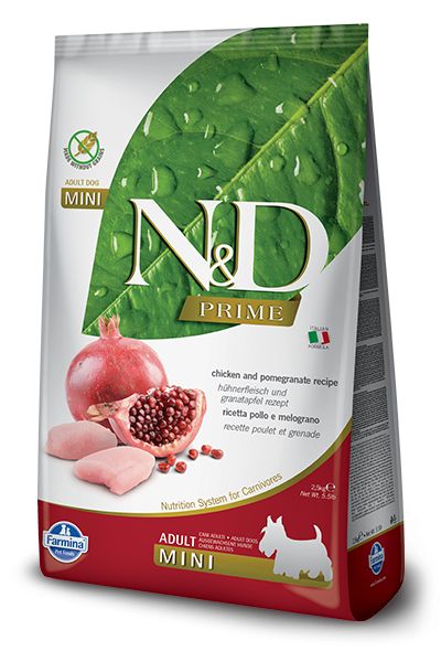 Prime Poulet & Grenade Adulte Mini (7 kg) - Farmina