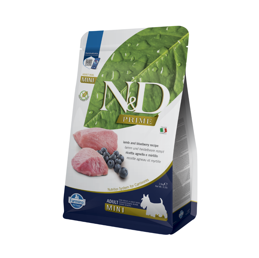[10094_25297] Prime Agneau & Myrtille Adulte Mini (2.5 kg) - Farmina