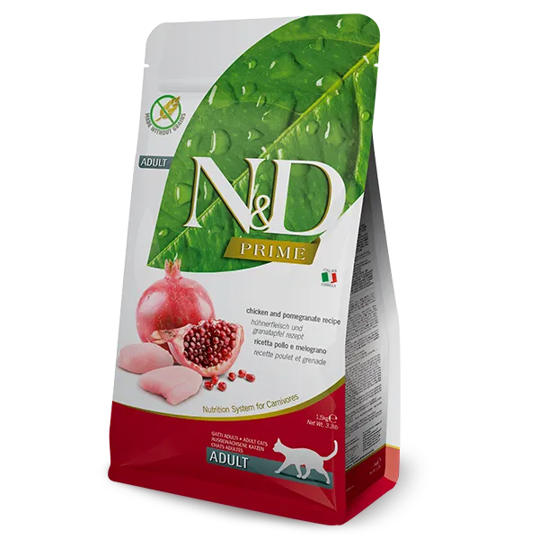 Prime Poulet & Grenade chat Adulte (5 kg) - Farmina