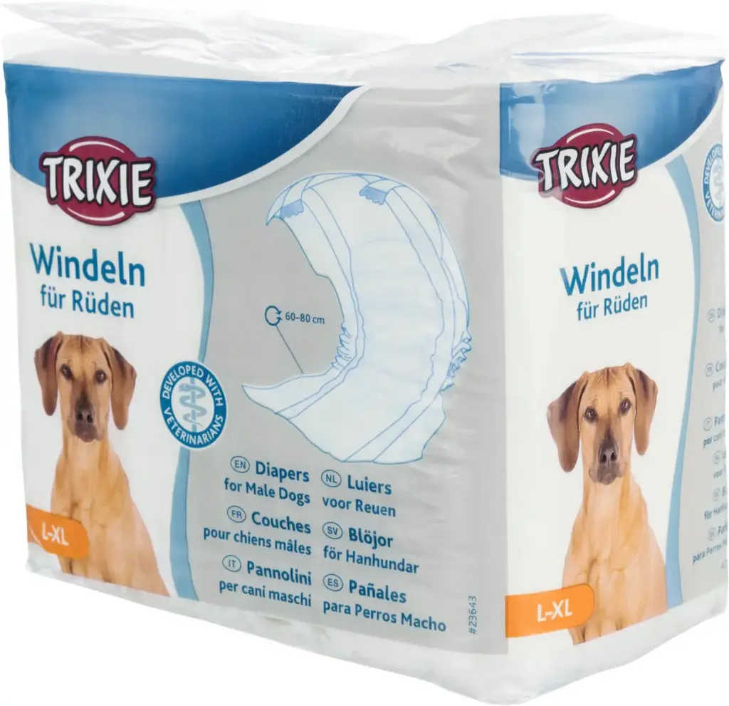 [10143_18013] Couches pour chien mâle x12 (L-XL) - Trixie