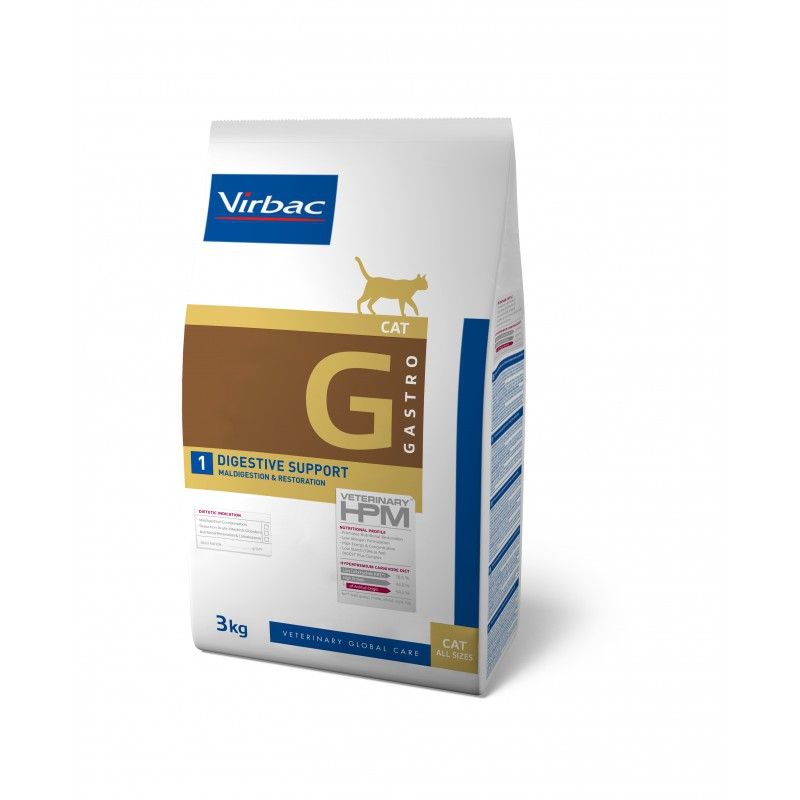 Veterinary HPM Digestive Support Cat (3 kg) - Virbac HPM Veterinary