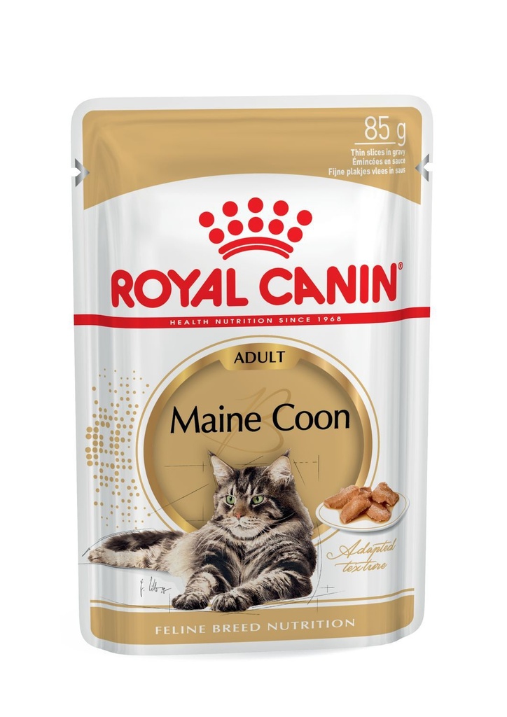 [10233] Feline Breed nutrition Maine Coon Mousse (12 sachets 85 g) - Royal Canin