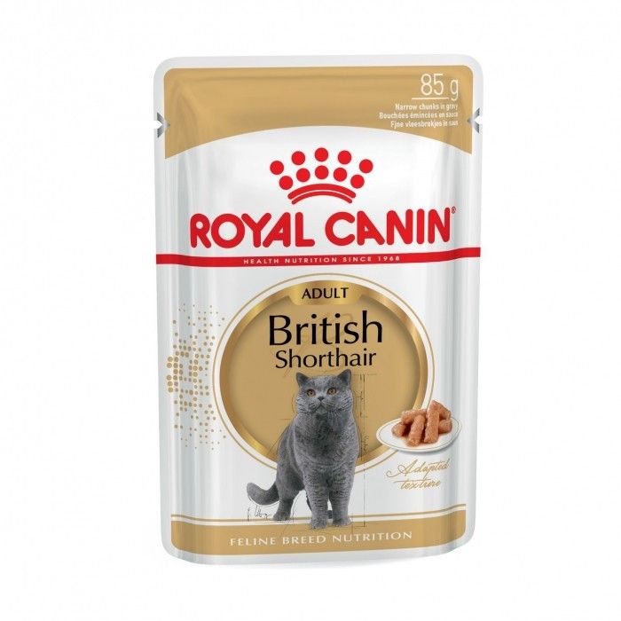 [10234] Feline Breed Nutrition British ShortHair (12 sachets 85 g) - Royal Canin
