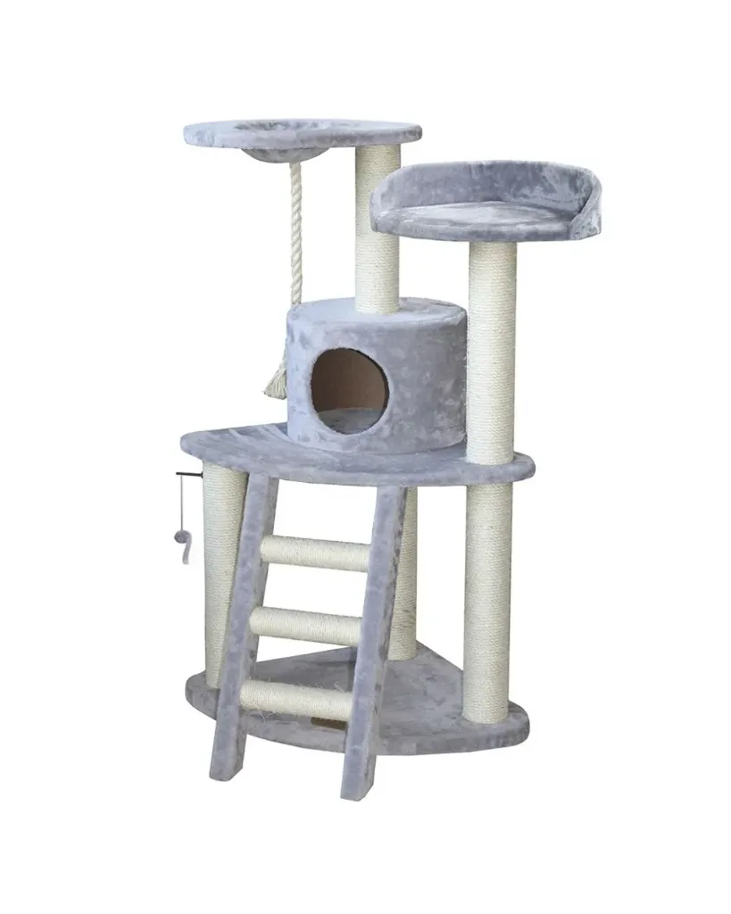 Arbre à chat Catar gris (131 cm) - Ebi