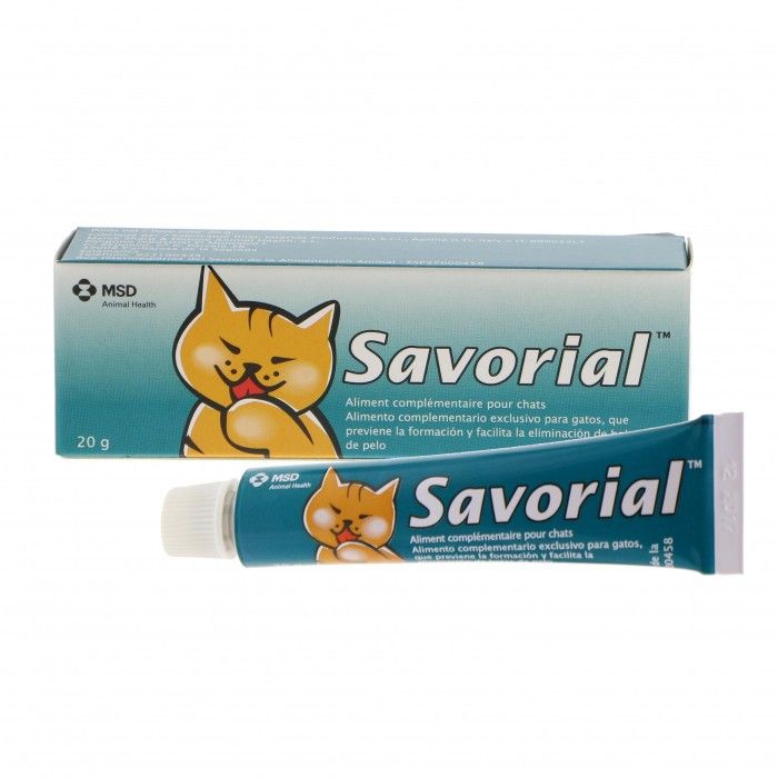 [10410] Savorial anti boules de poils (Tube 20 g) - MSD santé Animale