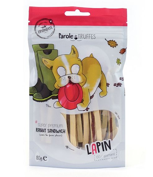 Friandises Rabbit Sandwich (80 g) - Parole de Truffes