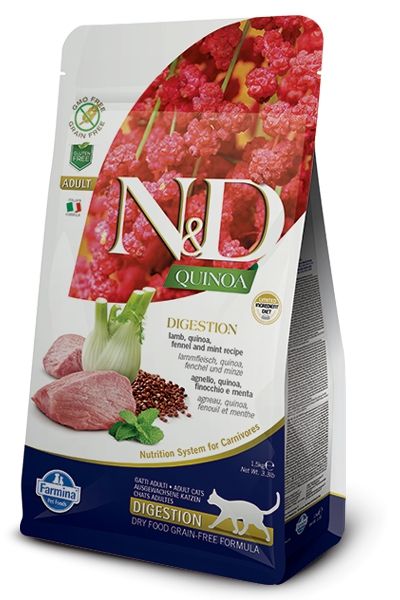 [10507_18726] Quinoa chat Digestion Lamb (Digestion Agneau) (1.5 kg) - Farmina