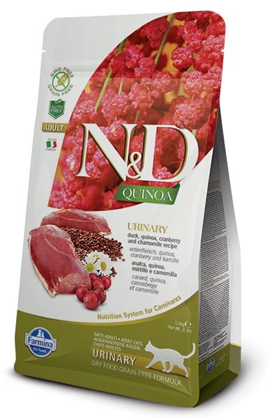Quinoa chat Urinary Duck (Urinary Canard) (1.5 kg) - Farmina