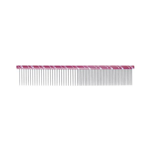 Peigne en acier fantaisie 19 cm (Rose) - Chadog