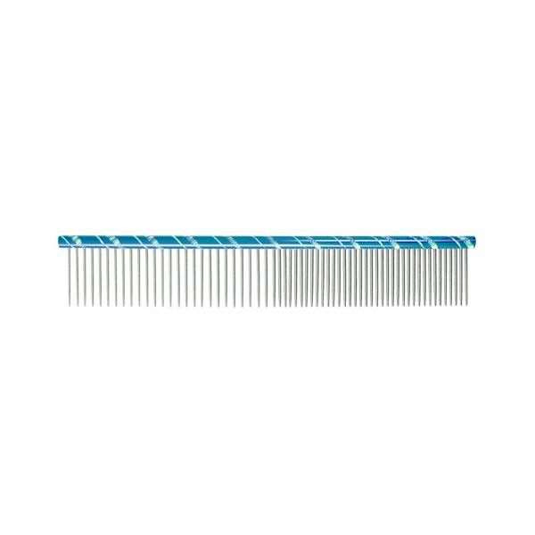 [10610_24037] Peigne en acier fantaisie 19 cm (Bleu) - Chadog
