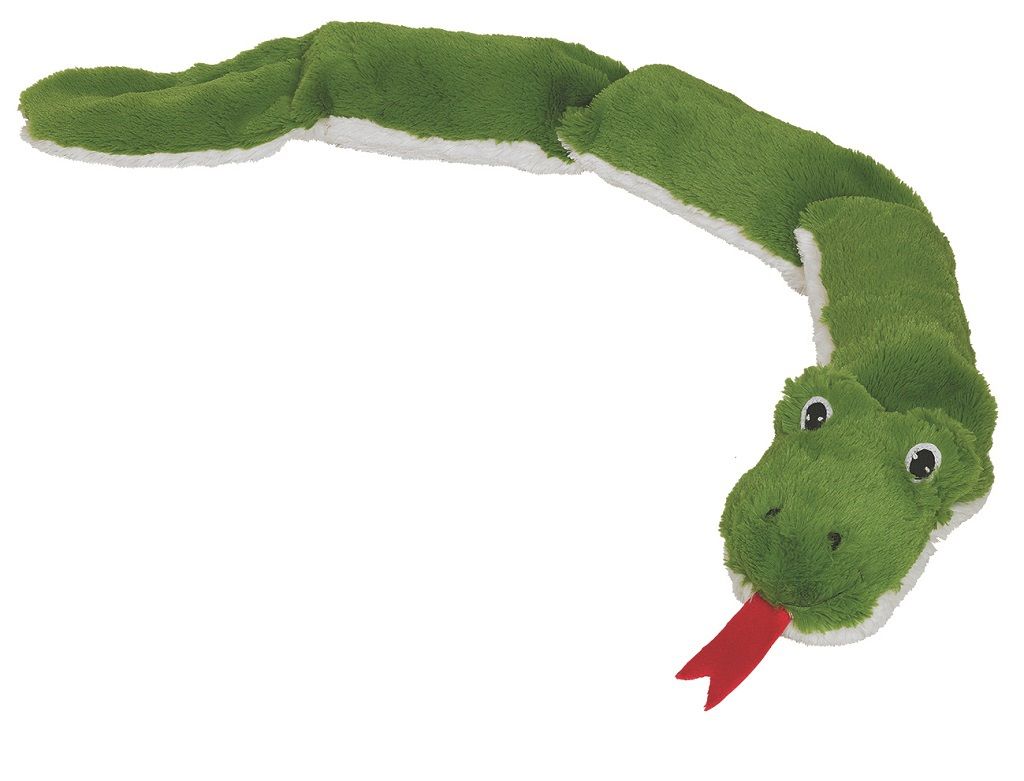 Jouet chien peluche serpent (Vert) - Vadigran