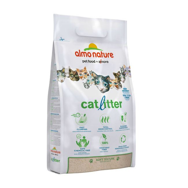 Litière biodégradable pour chat (4.54 kg) - Cat Litter Almo Nature