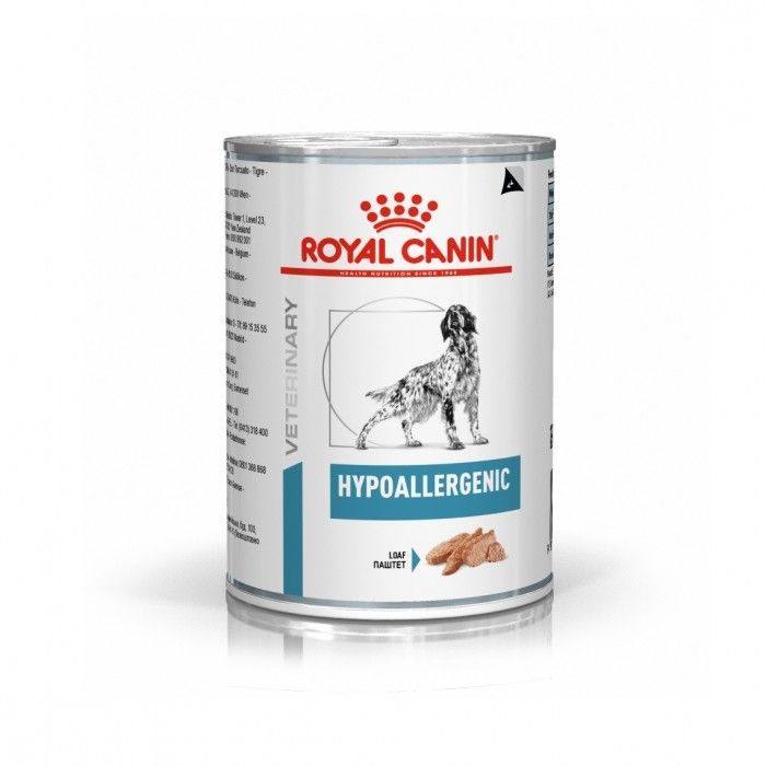 Boîtes Hypoallergenic pour chien (12 boîtes 400 g) - Royal Canin Veterinary