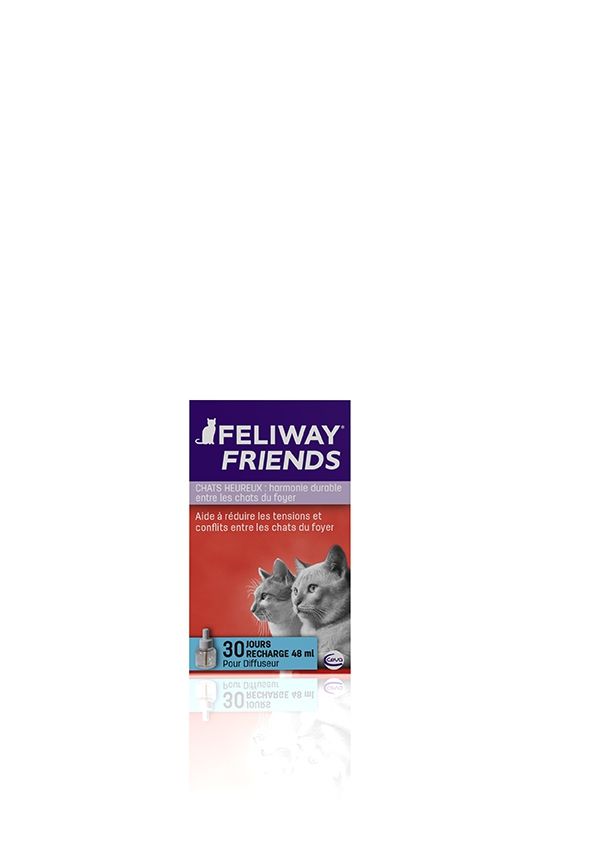 [10923] Feliway Friends Recharge pour diffuseur (pack de 3 recharges 48 ml) - Ceva