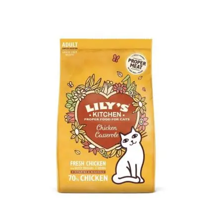 [10948_20269] Croquettes pour chat au poulet et aux herbes (800 g) - Lily's Kitchen