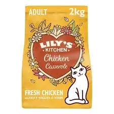Croquettes pour chat au poulet et aux herbes (2 kg) - Lily's Kitchen
