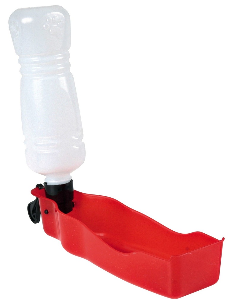Gourde avec écuelle en plastique (500 ml) - Trixie