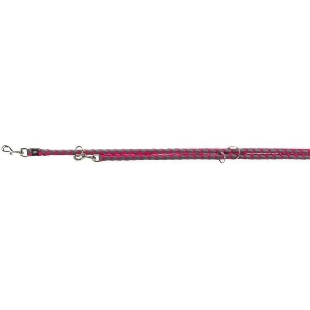 Laisse réglable "Cavo" - Fushia / gris graphite (L/XL) - Trixie