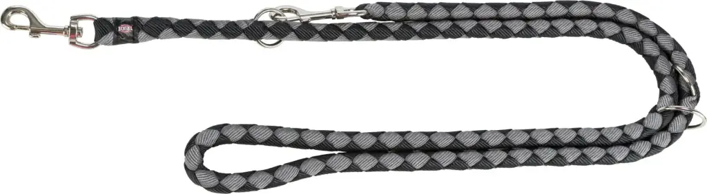 [10973_27814] Laisse réglable "Cavo" - Noir/gris graphite (L-XL) - Trixie