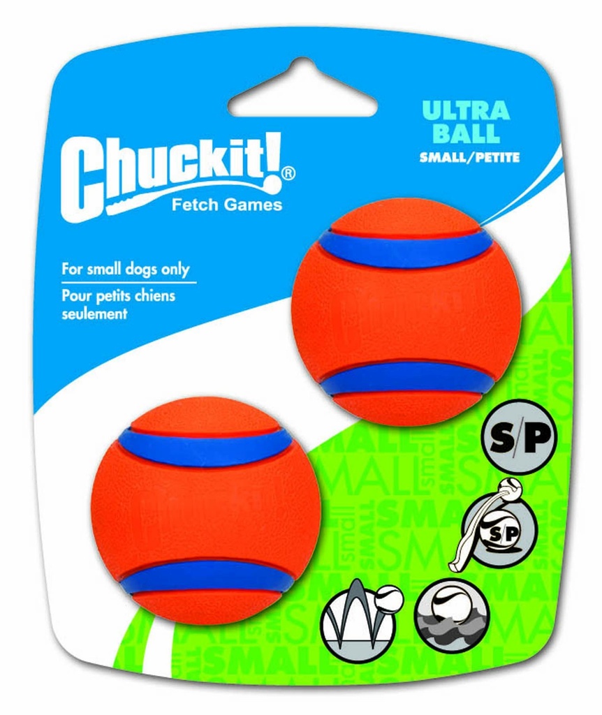 Balle "Ultra Ball" - Lot de 2 (S) - Chuckit