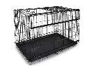 Cage métallique pliable "Premium" noire (Taille 5) - Vadigran