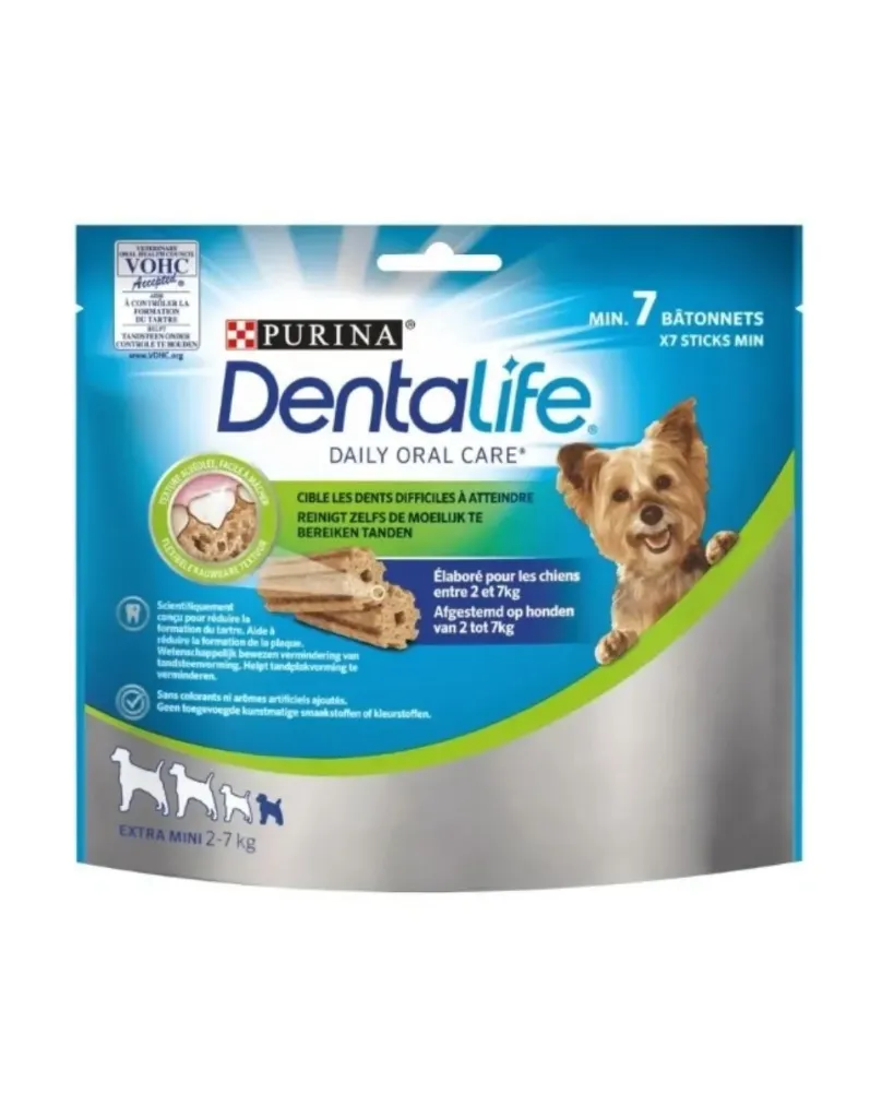 [11130] Dentalife extra mini 7 bâtonnets (69 g) - Purina Dentalife