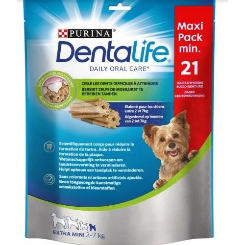 Dentalife extra mini 21 bâtonnets (207 g) - Purina Dentalife