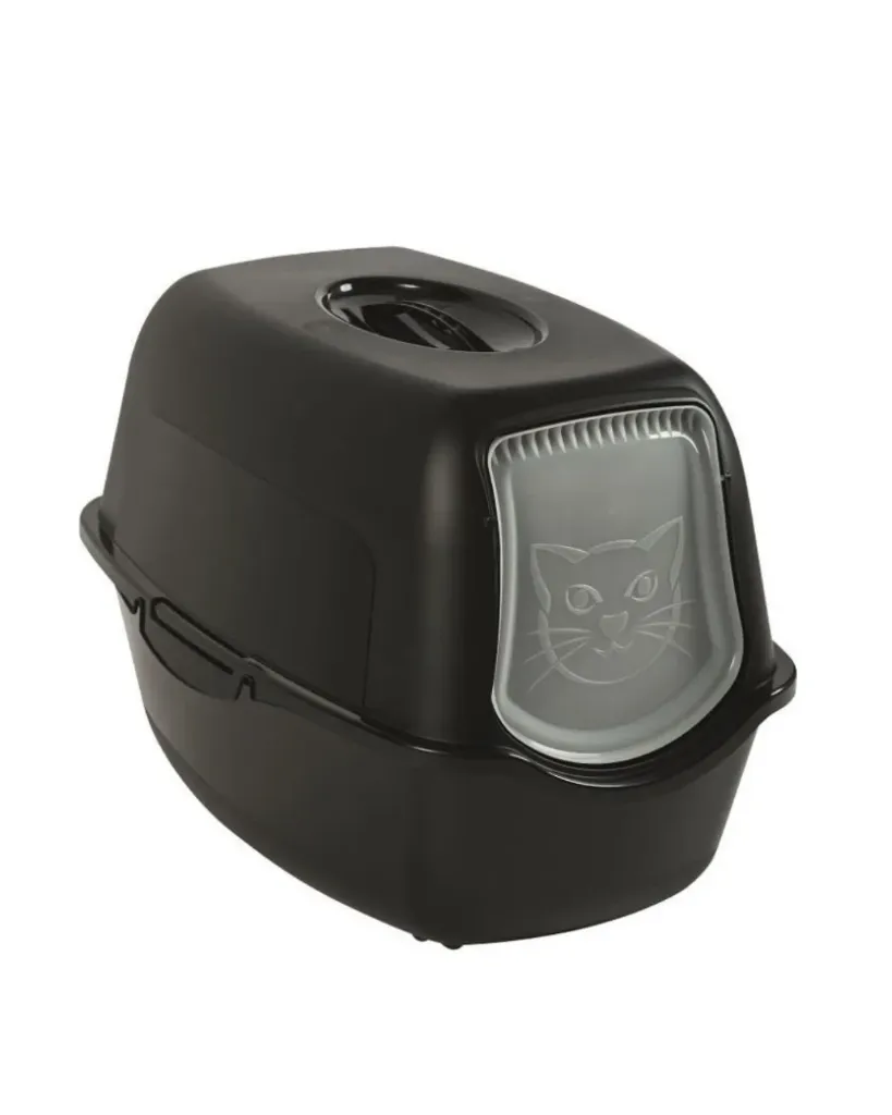 [11199_20042] Maison de toilette Bailey noir - Rotho Mypet