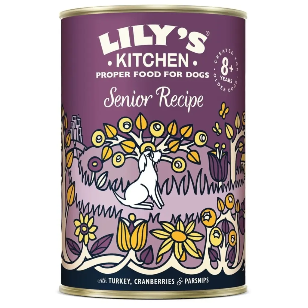 Recette pour chiens Seniors à la dinde (boîte 400 g) - Lily's Kitchen