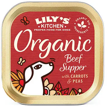 Boeuf aux carottes et aux pommes de terre en barquette 150 g - Lily's Kitchen